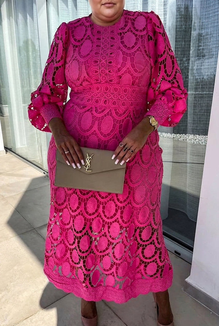 Kryzandra | Elegant Dress - Plus size model