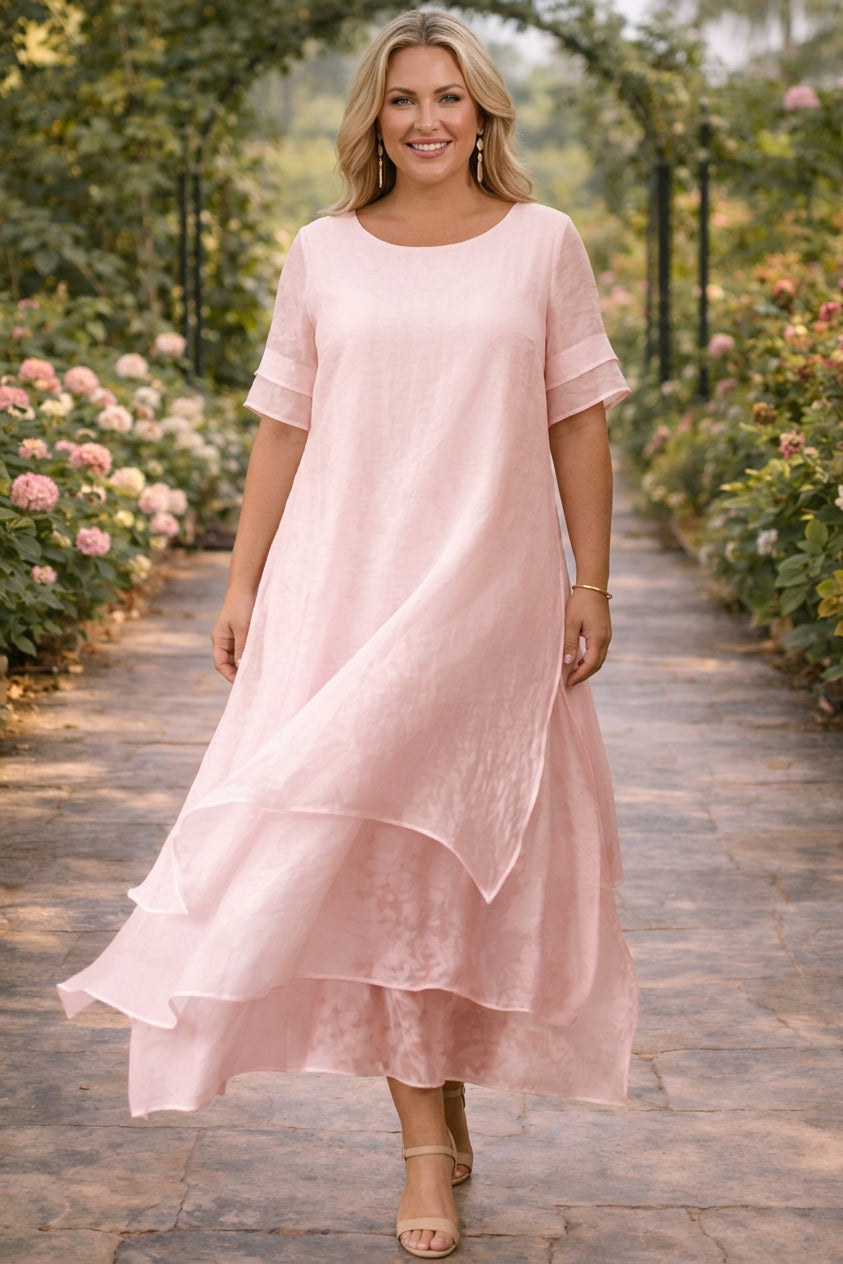 April™ | Elegant Dress - Plus size model
