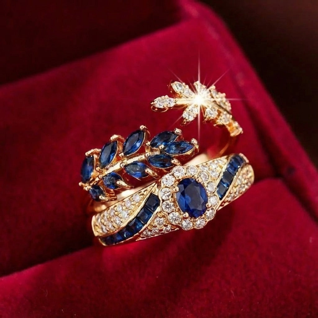 Amelia Grace Ring Set | Gold