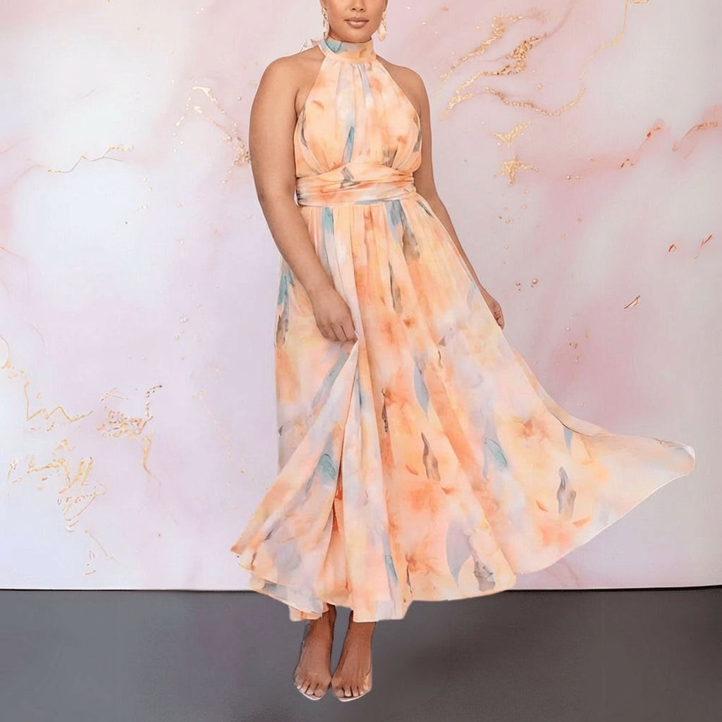 Halter™ | Maxi Dress - Plus size model