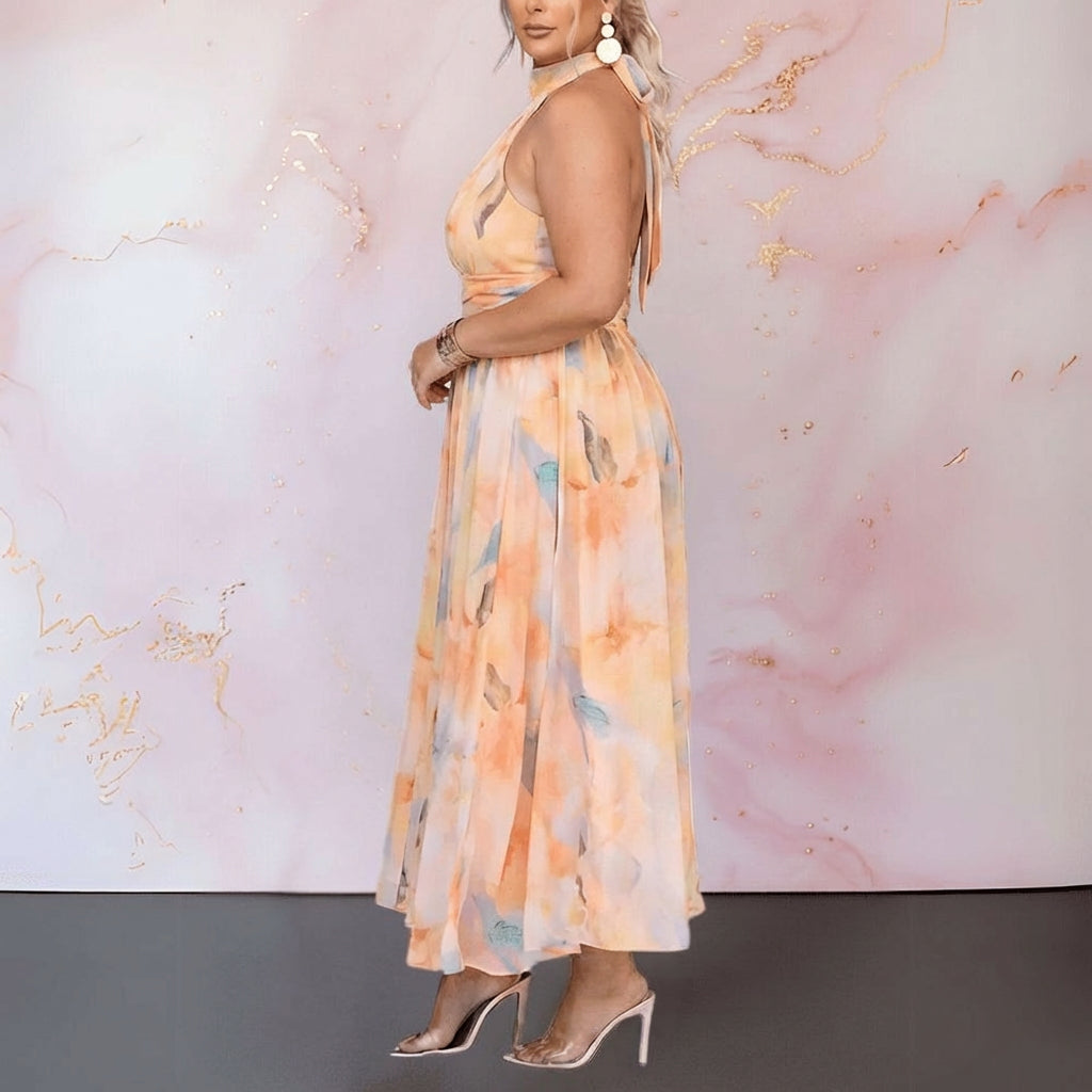 Halter™ | Maxi Dress - Plus size model