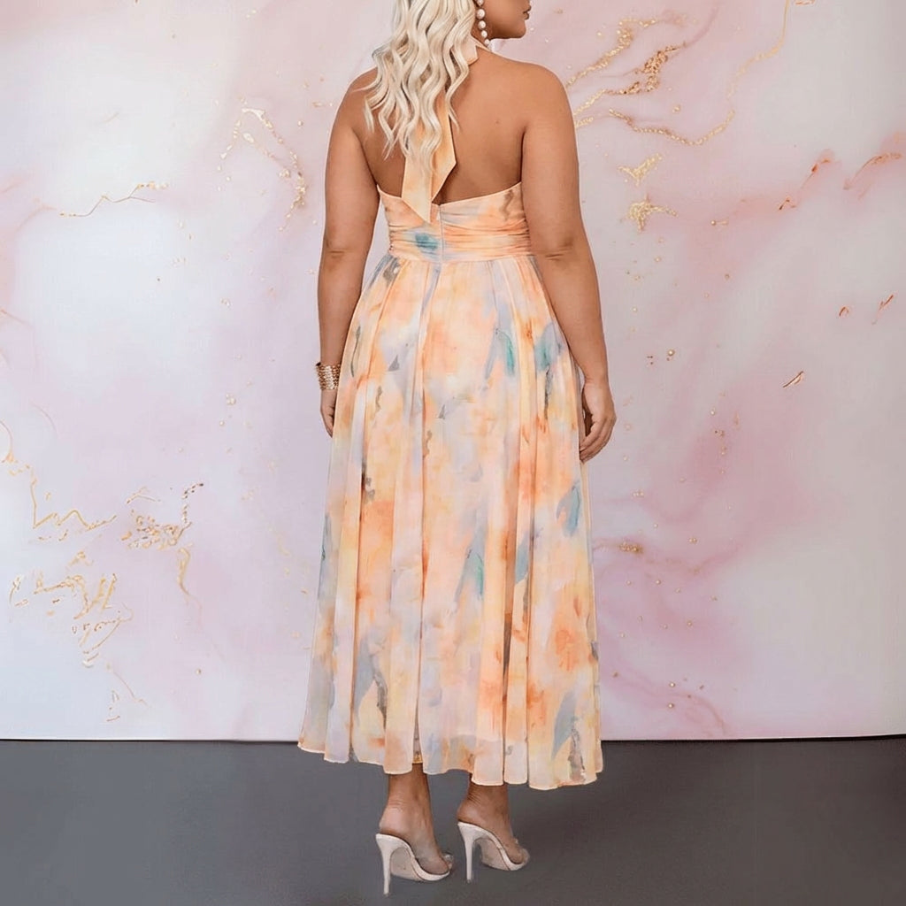 Halter™ | Maxi Dress - Plus size model