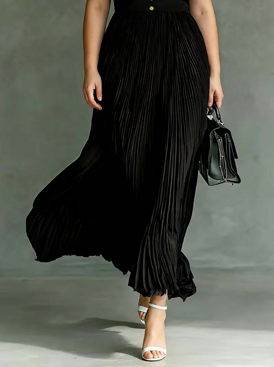 Sophyrahh | Elegant Maxi Dress - Plus size model