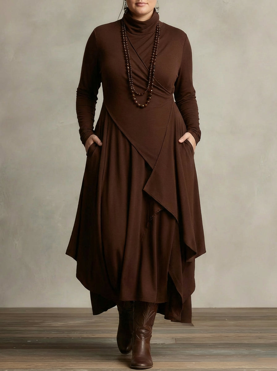 Evelyn | Elegant Maxi Dress - Plus size model