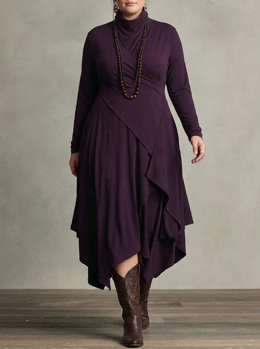 Evelyn | Elegant Maxi Dress - Plus size model