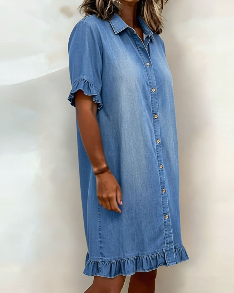 Amelia | Comfortable Denim Dress