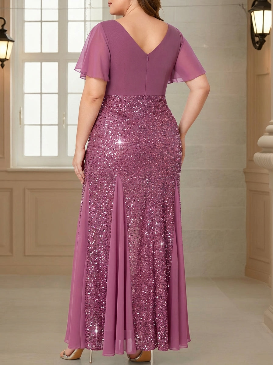 Eleanor | Timeless Holiday Evening Dress - Plus size model