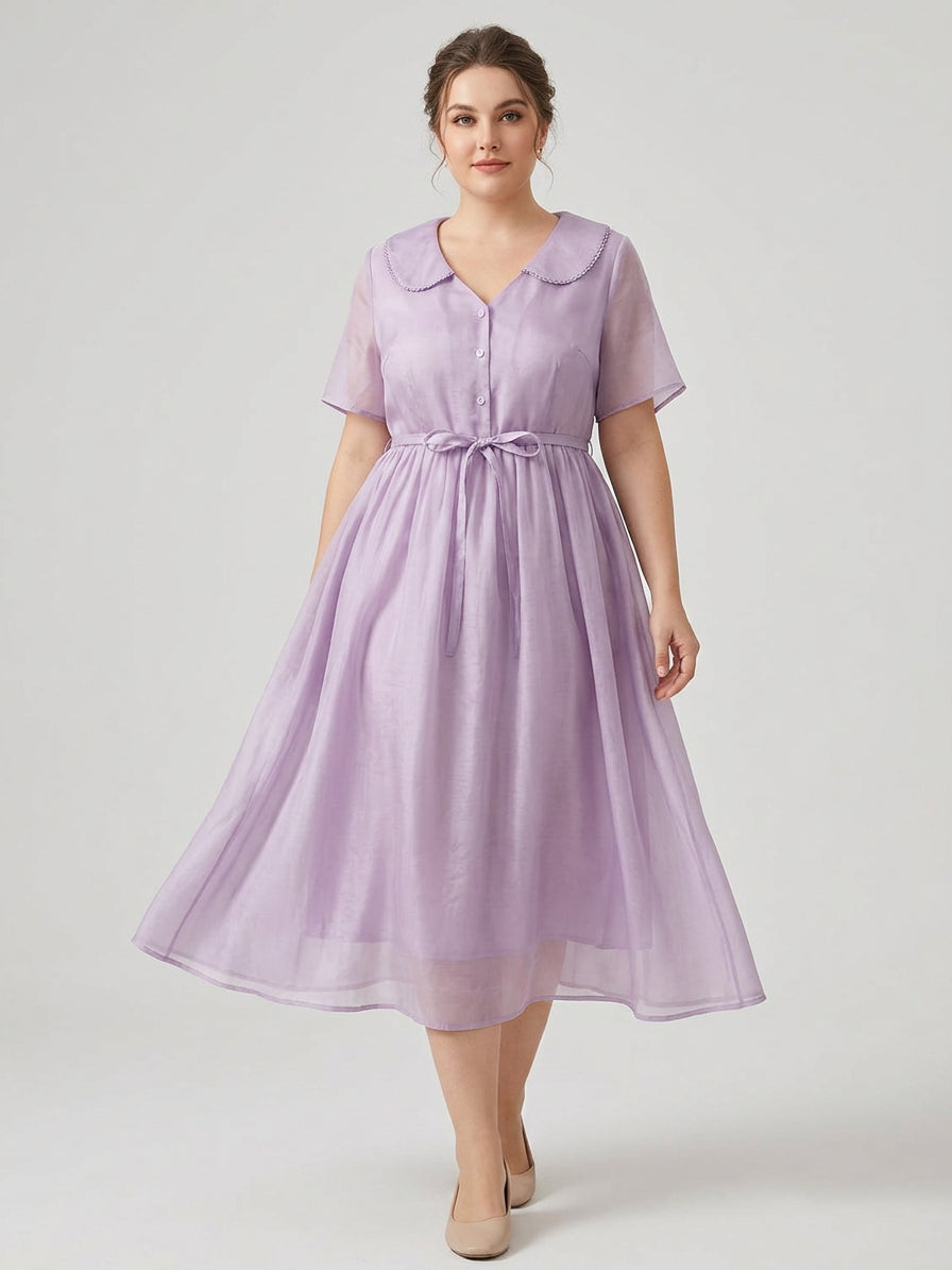 Alyszeah | Elegant Dress - Plus size model