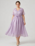 Alyszeah | Elegant Dress - Plus size model