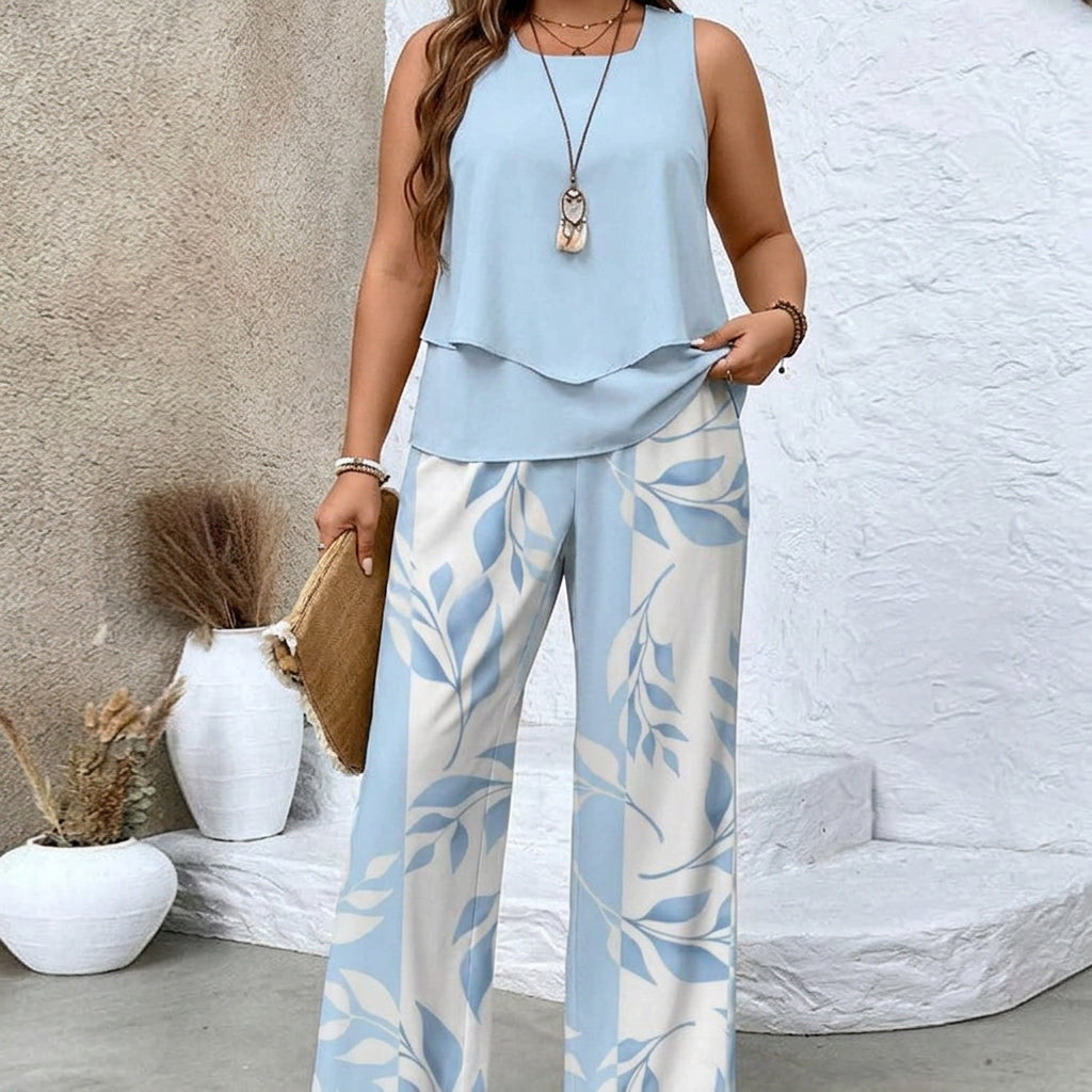 Averie - Elegant Summer Set - Plus size model