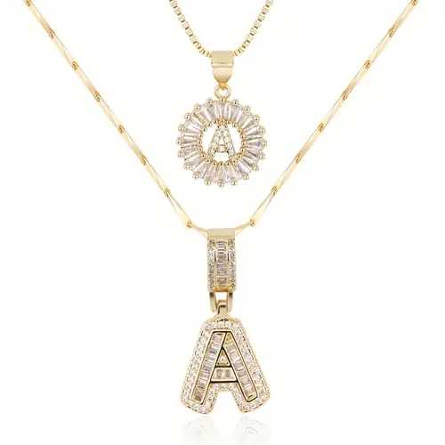 Ashley Necklace Set | White Gold