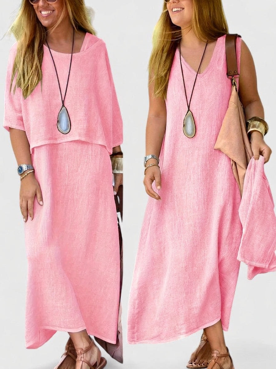 Harlyne | Elegant Two-Piece Set - Plus size model