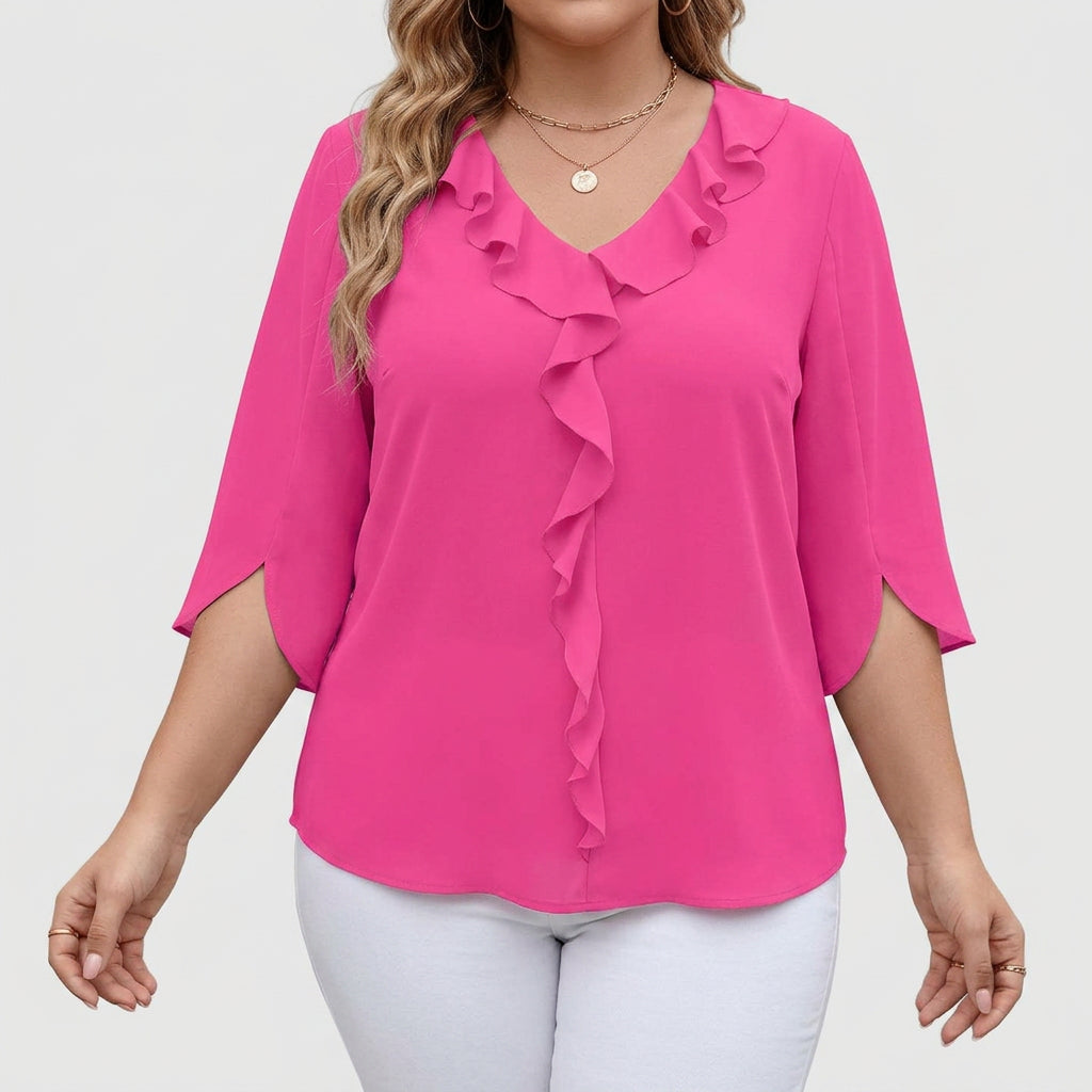 Debby | Elegant Blouse - Plus size model