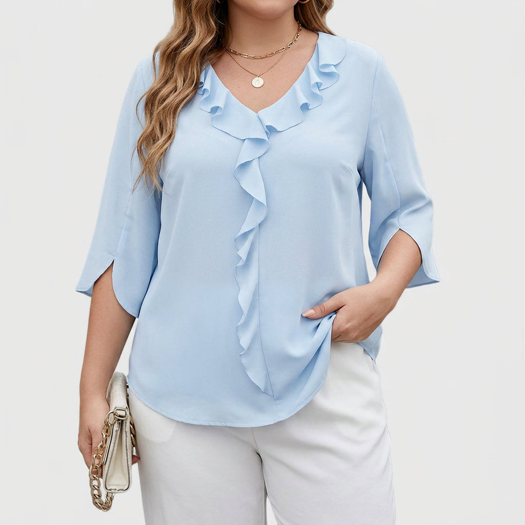 Debby | Elegant Blouse - Plus size model