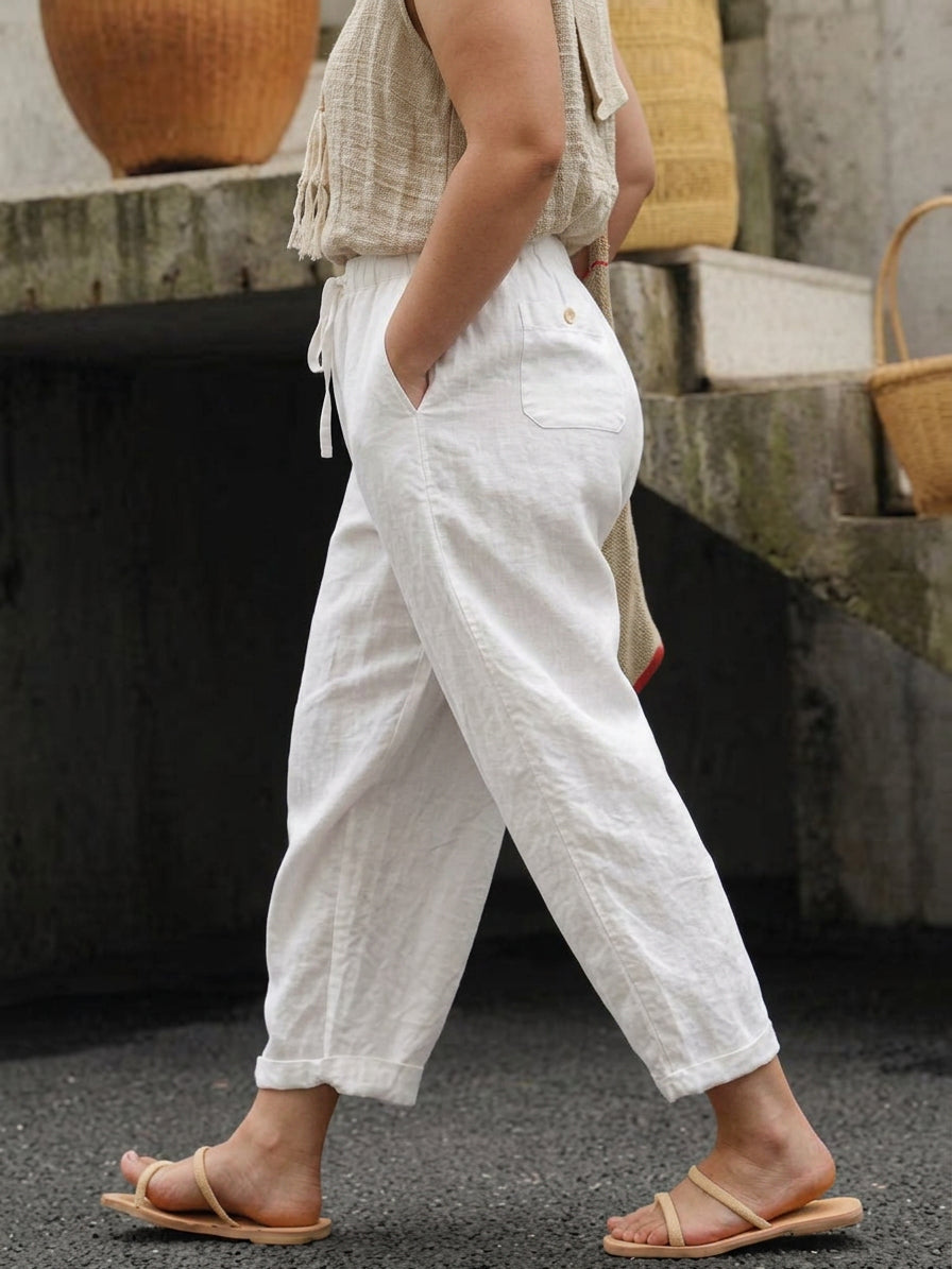 Mary Breeze Pants - Worry-Free Comfort - Plus size model