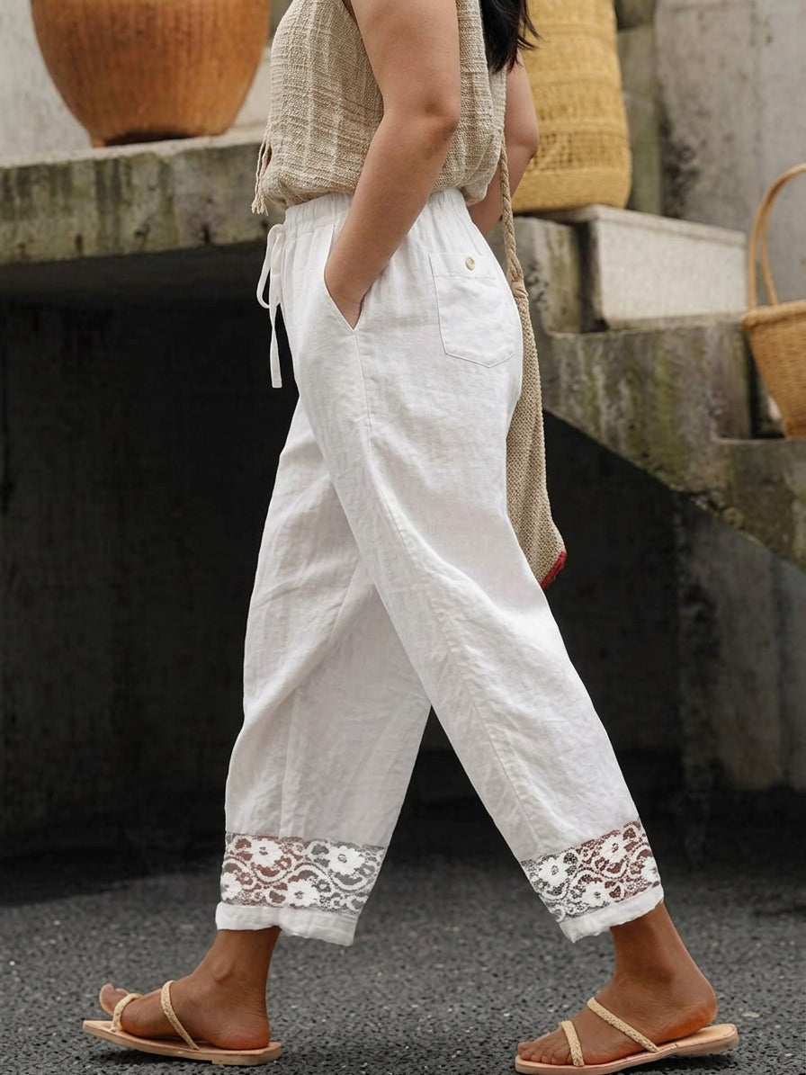 Mary Breeze Pants - Worry-Free Comfort - Plus size model