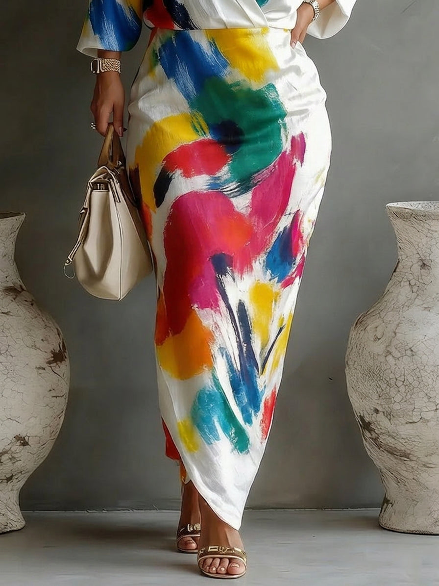 Danella | Maxi Dress - Plus size model