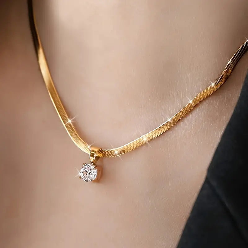Olivia Necklace | Gold