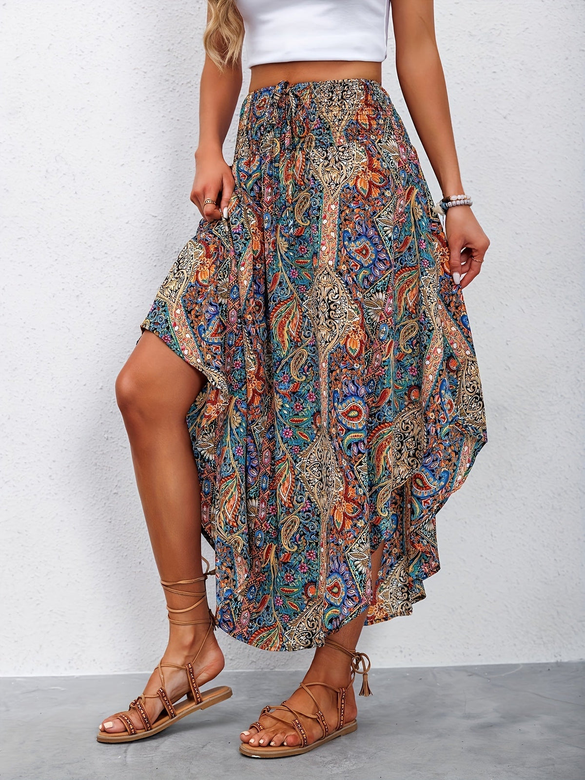 Madelyn | Vibrant Midi Skirt