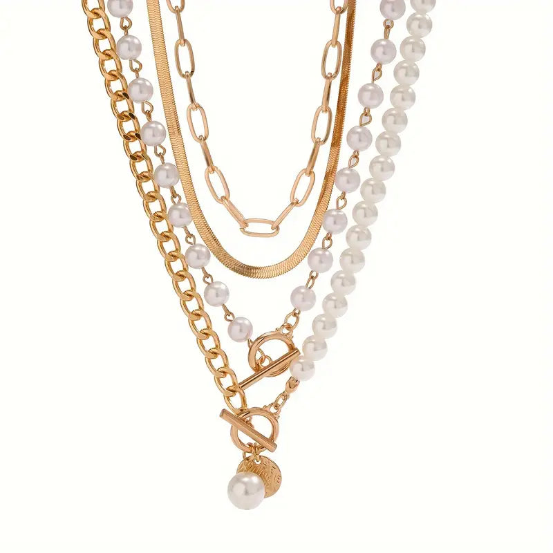 Sophia Necklace Set | Gold
