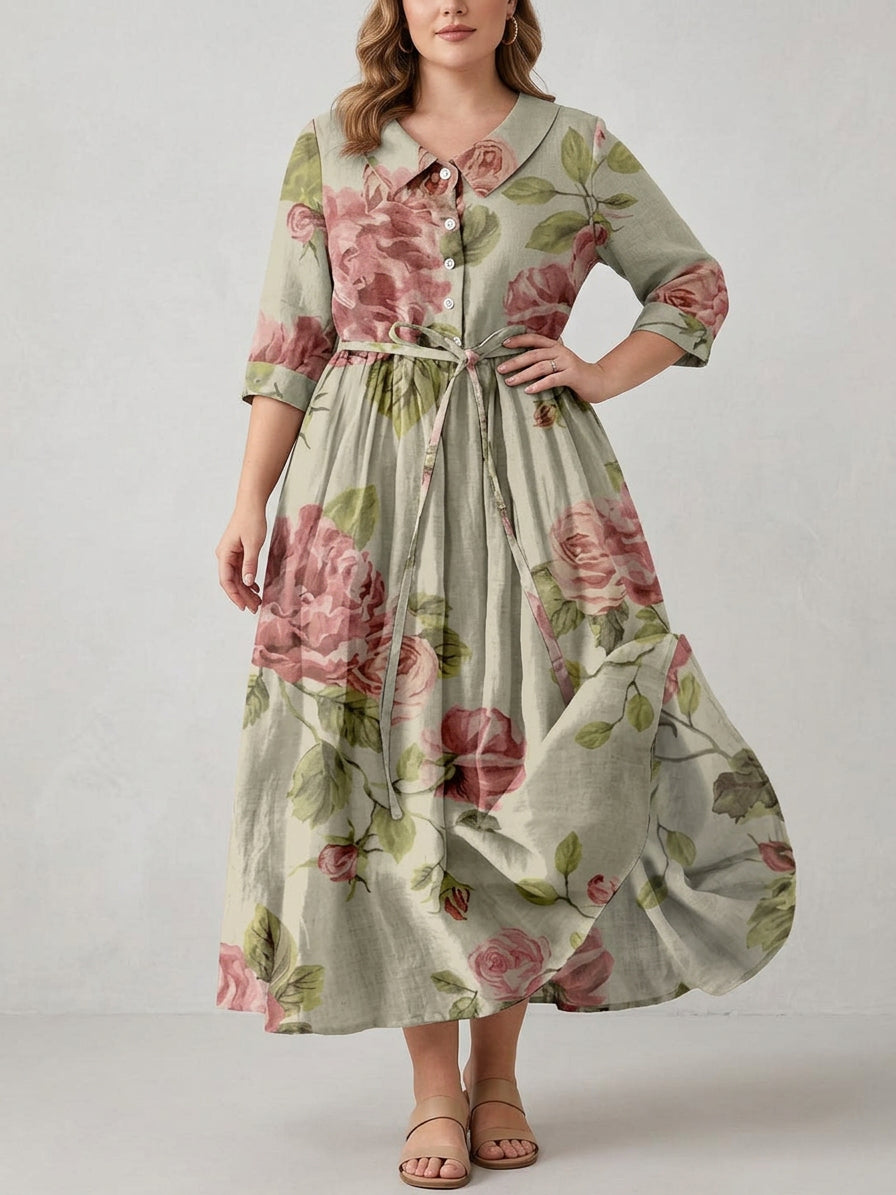 Sophryah | Elegant Dress - Plus size model
