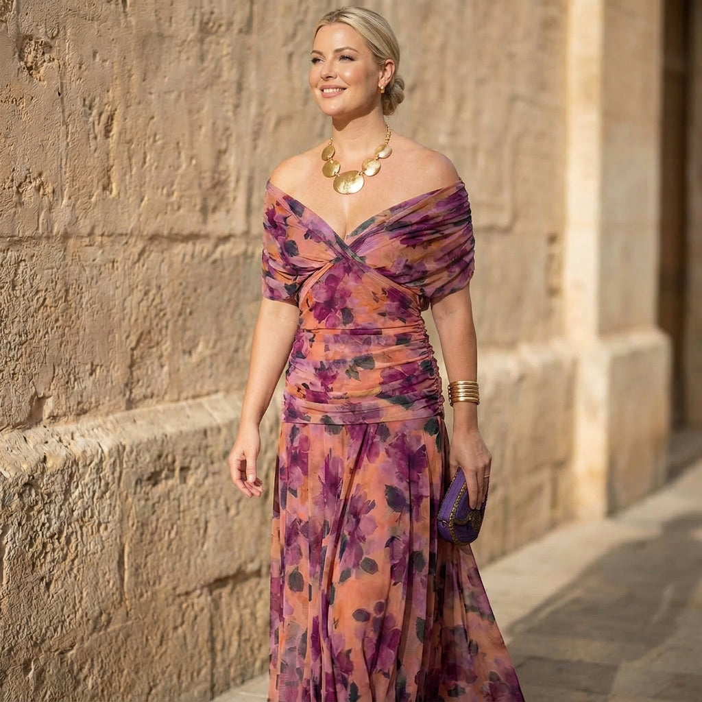 Florendra | elegant dress - Plus size model
