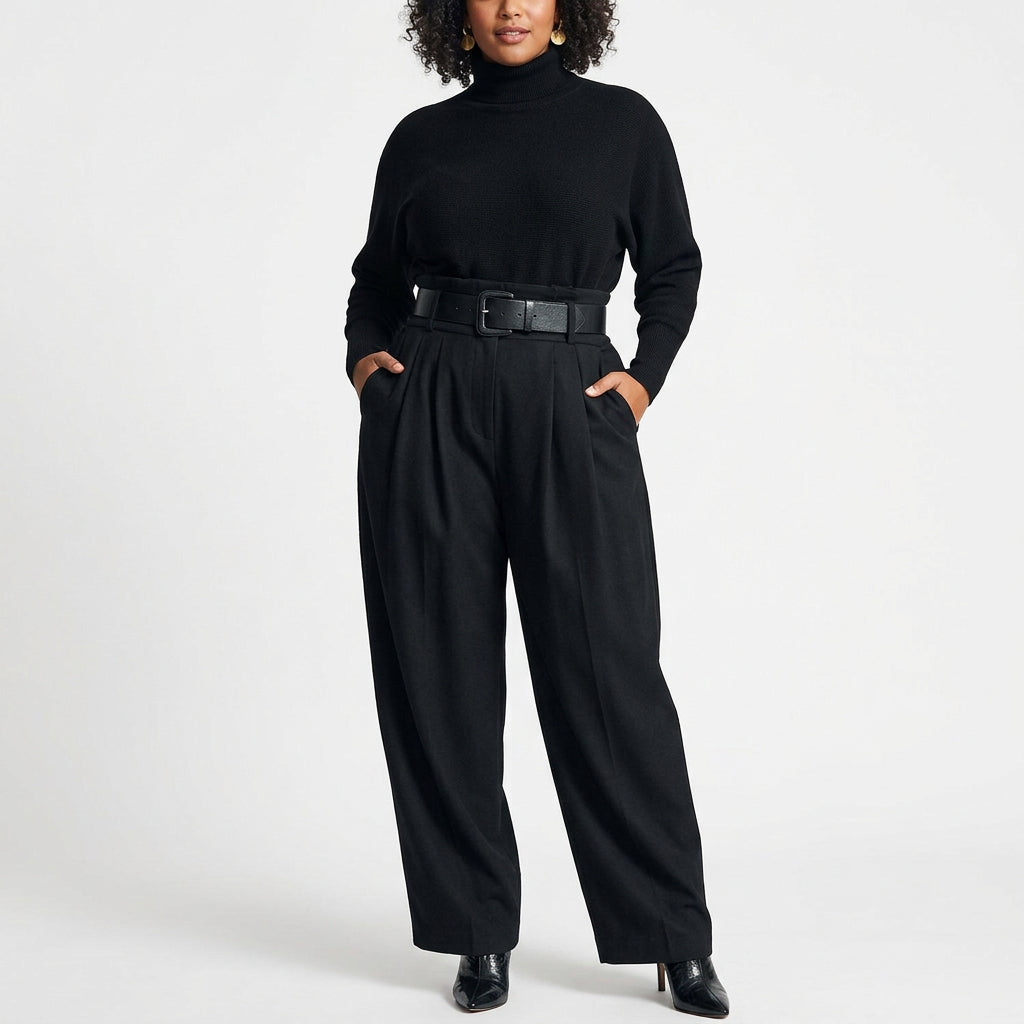 Doris™ Jumpsuit with High Neck - Plus size model