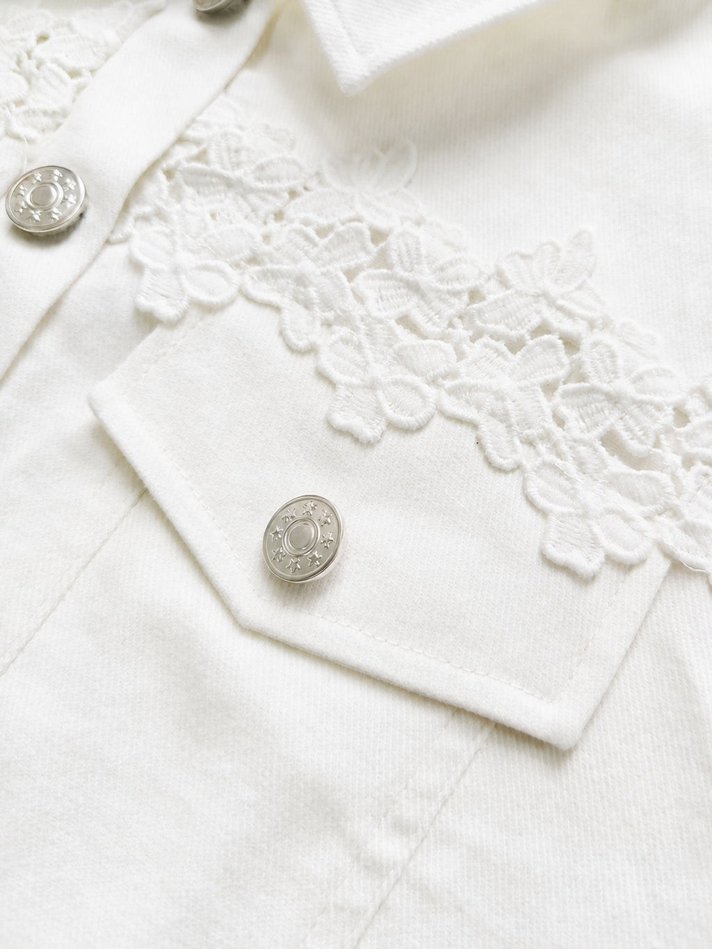 Sunnelace | Lace-Panel Jacket - Plus size model