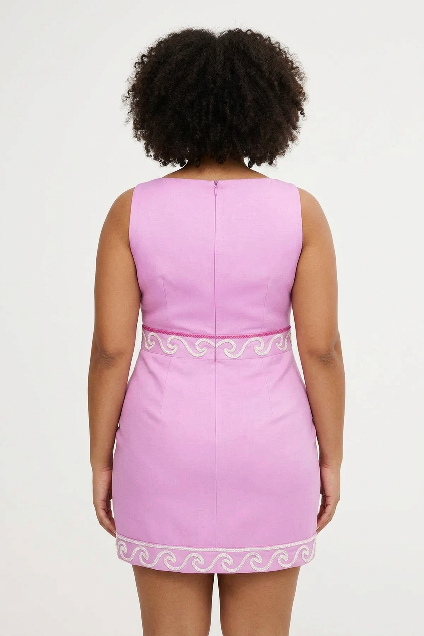 Desideria | Mini Dress - Plus size model