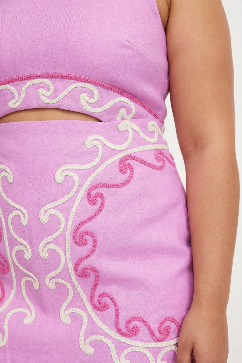 Desideria | Mini Dress - Plus size model