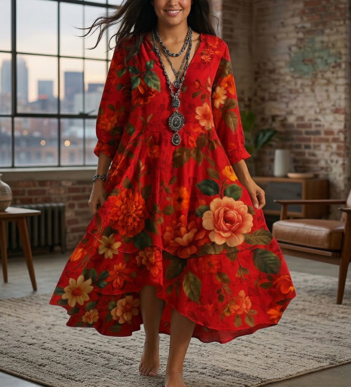 Valery Breezy Boho Dress