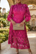 Eloah | Elegant Lace Midi Dress