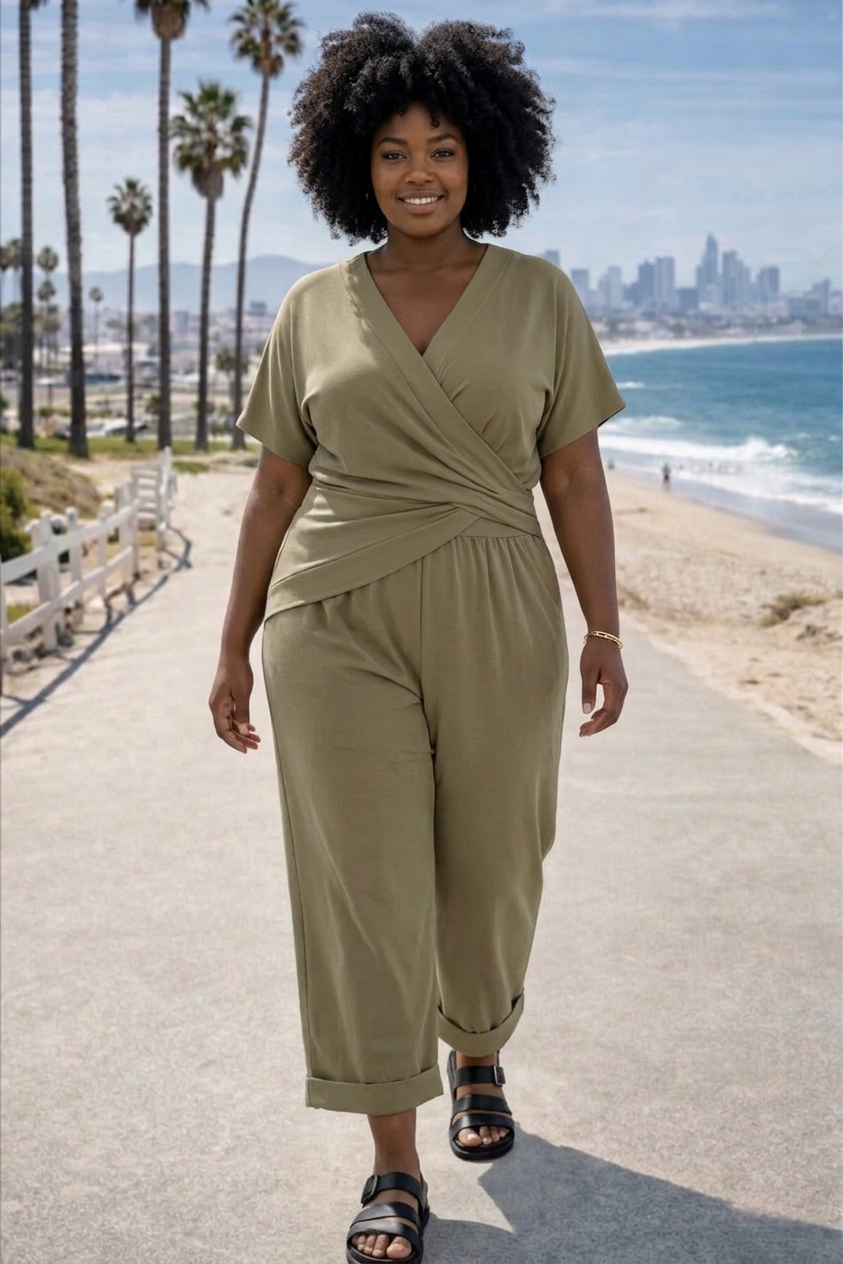 Colleen Elegant Two-Piece Set - Plus size model