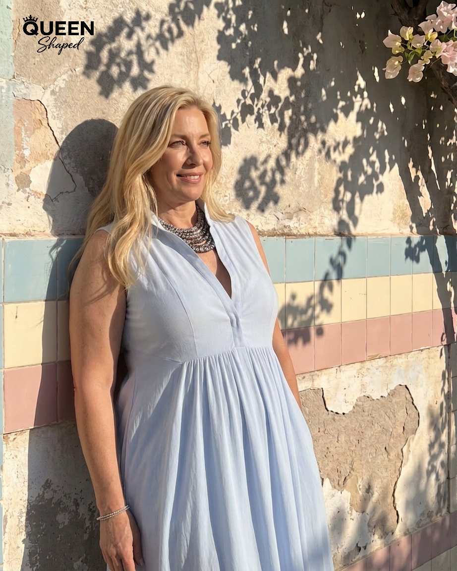 Virelia | Sleeveless Collared Flowing Wide Leg Jumpsuit