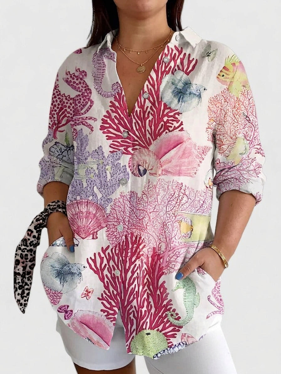 Dianne™ | Elegant Blouse - Plus size model