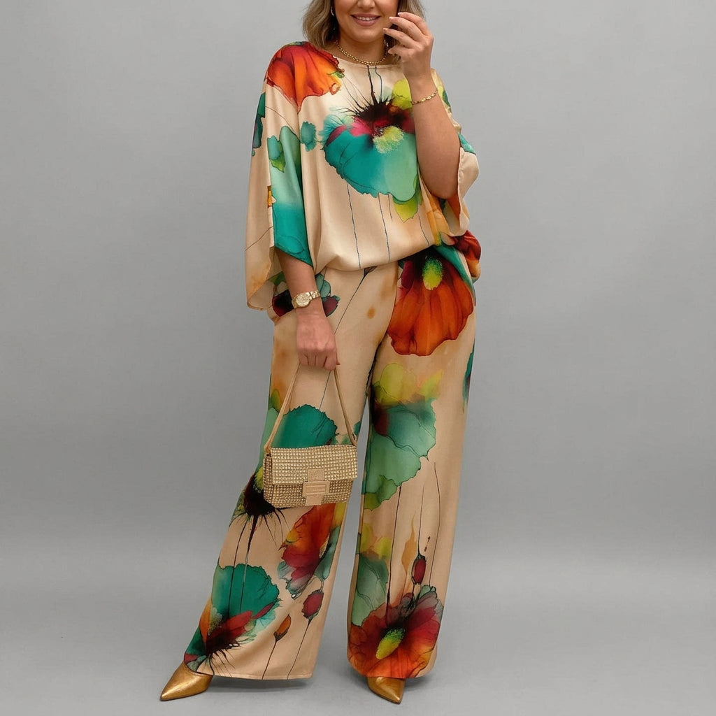 Monica™ | Elegant Two-Piece Set - Plus size model