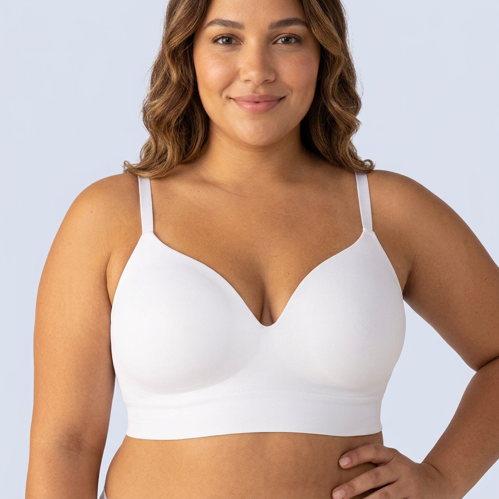 Shaping Bra Without Underwire - Plus size model